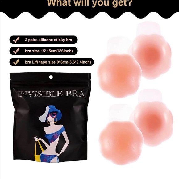 Stick Bra -1 pair w/free 🎁 - Picture 5 of 15